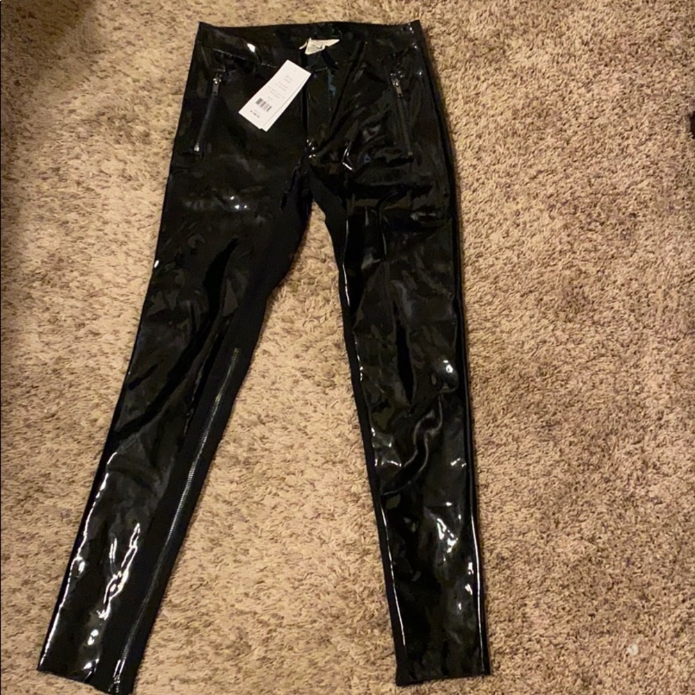 NWT Size 2 FRENCH Connection Pleather Pants